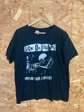 Vintage 00s rare Sick On The Bus - Music for losers UK punk anarchy band t-shirt size large